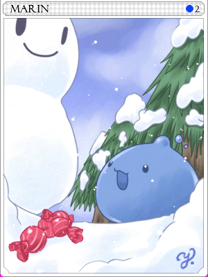 마린 카드 illustration