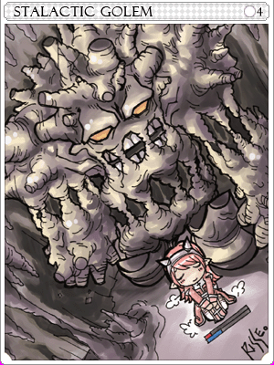 스터랙틱고렘 카드 illustration