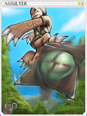 어절터 카드 illustration