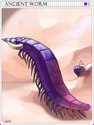 에인션트웜 카드 illustration