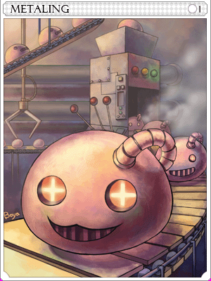 메탈링카드 illustration