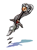 Snake Shape Dagger Piece