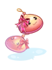 Pink Poring Earrings
