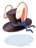 Black Rabbit Hat