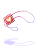 Costume: Pink Heart Eye Patch