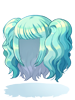 Costume: Electric Two Sides Up Hair