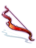 Scarlet Dragon Leather Bow