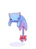 [衣装] たれ猫（青）