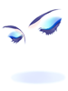 Costume: Blue Eye Shadow