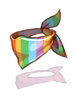 무지개 스카프